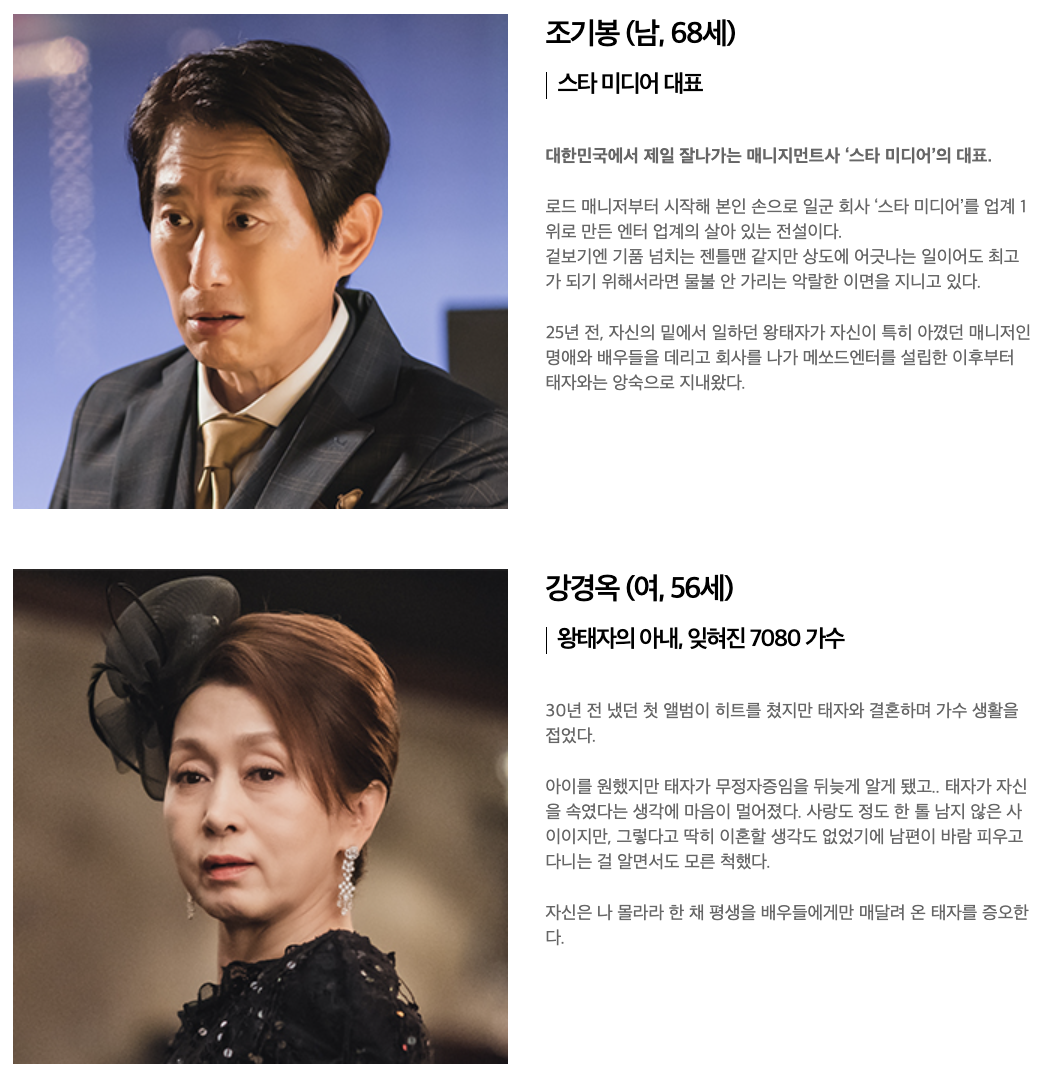 연예인 매니저로 살아남기 드라마 등장인물 인물관계도 총정리