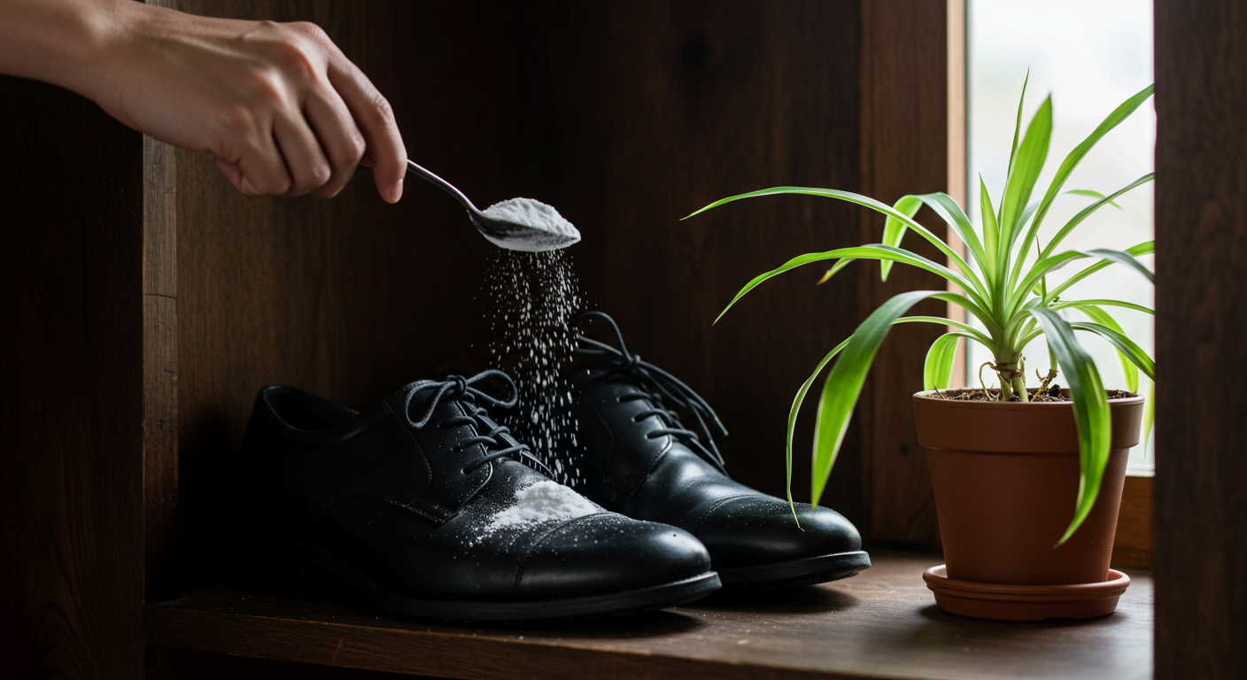 땀이 많다면 베이킹소다 족욕도 도움 됩니다.