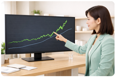 평균값 계산으로 인해 반응이 늦어지는 구조 장면