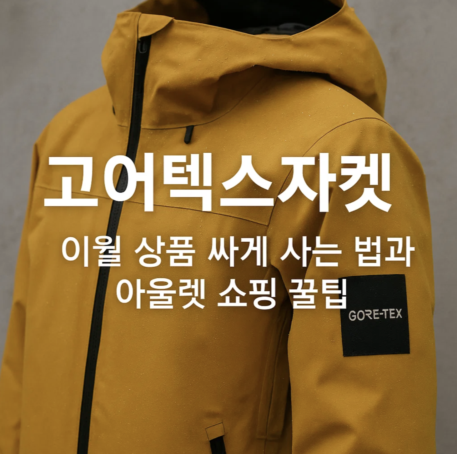 고어텍스자켓, 이월 상품 싸게 사는 법과 아울렛 쇼핑 꿀팁