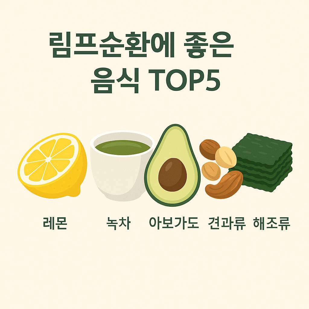 림프순환에 좋은 음식 TOP5