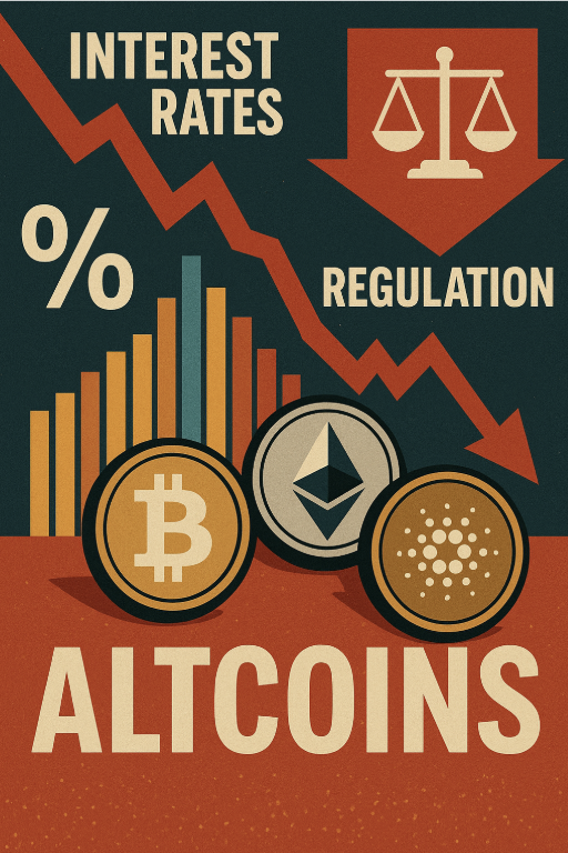 금리와 규제가, 알트코인 시장에 미친 변화와 영향과 관련된 이미지
