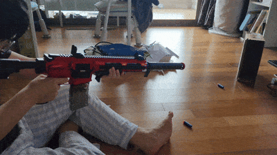 레논 탄피배출 M416 엠포 HK416 소총 스펀지총