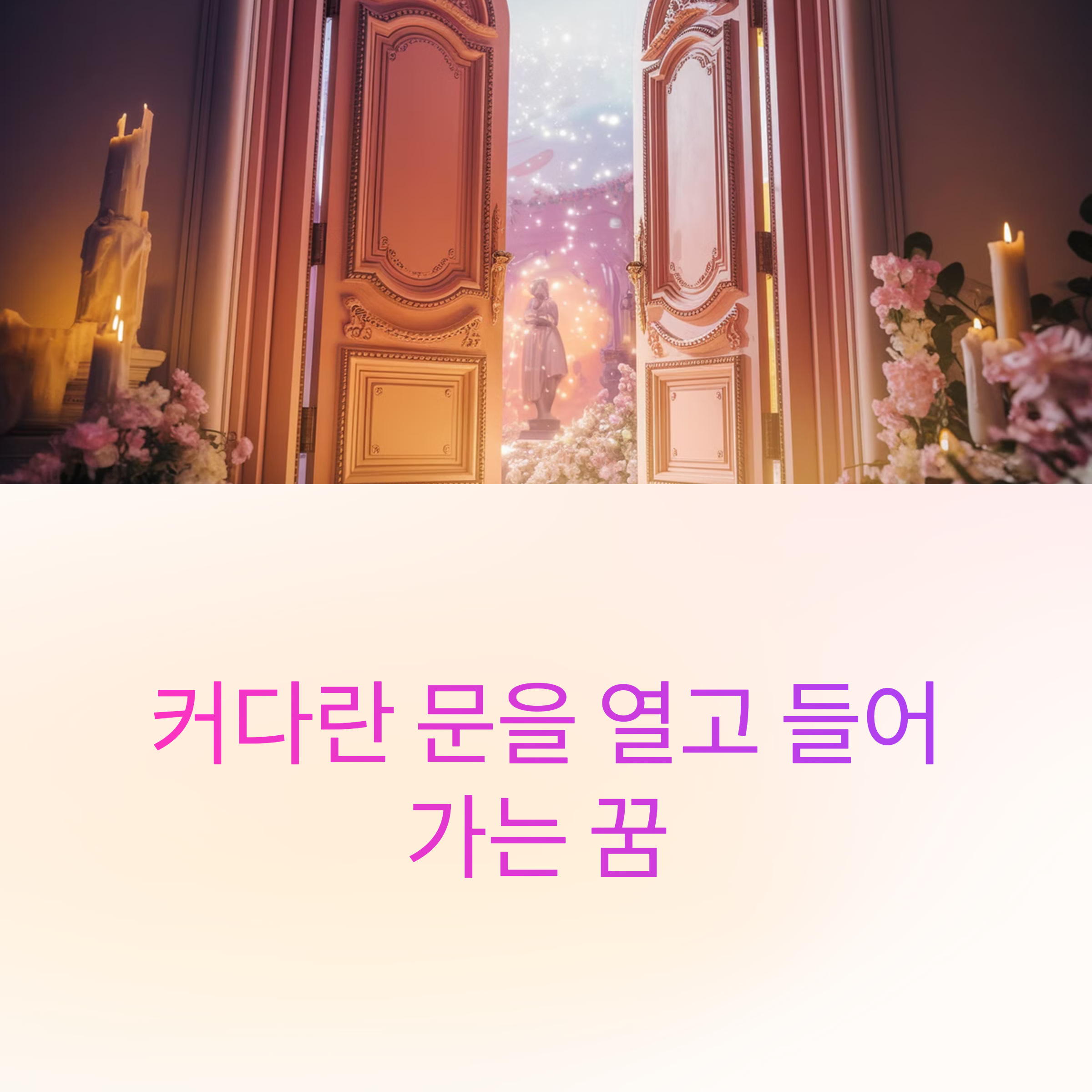 커다란 문을 열고 들어가는 꿈