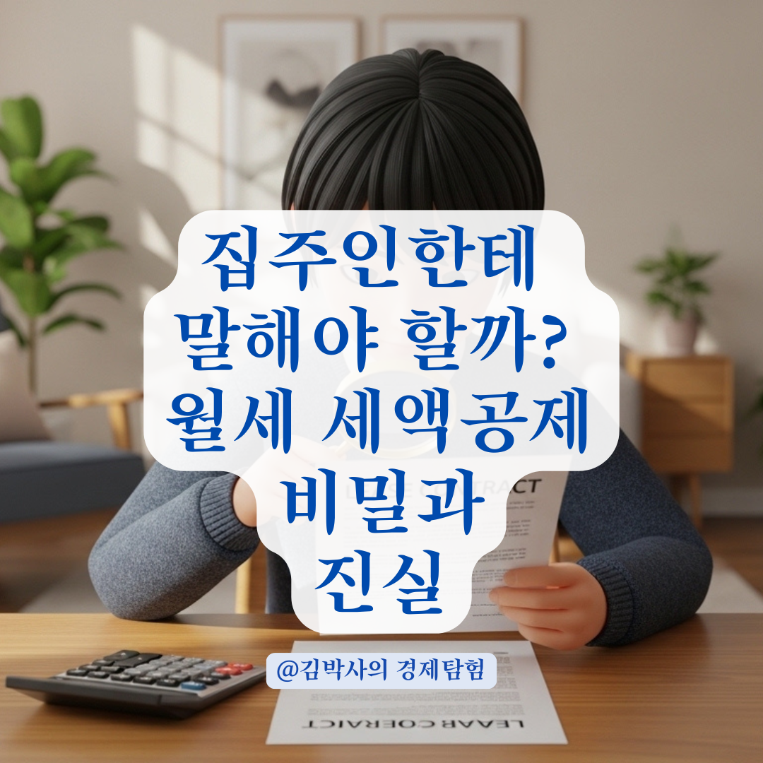 월세 세액공제 신청 시 임대인과 임차인이 서로 공유해야 할 정보 범위 알아보기!