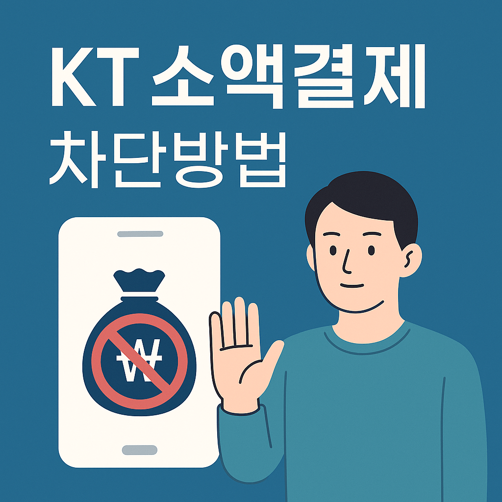 KT소액결제 차단방법