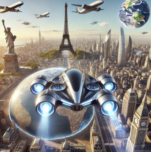 플라잉카 이미지 사진