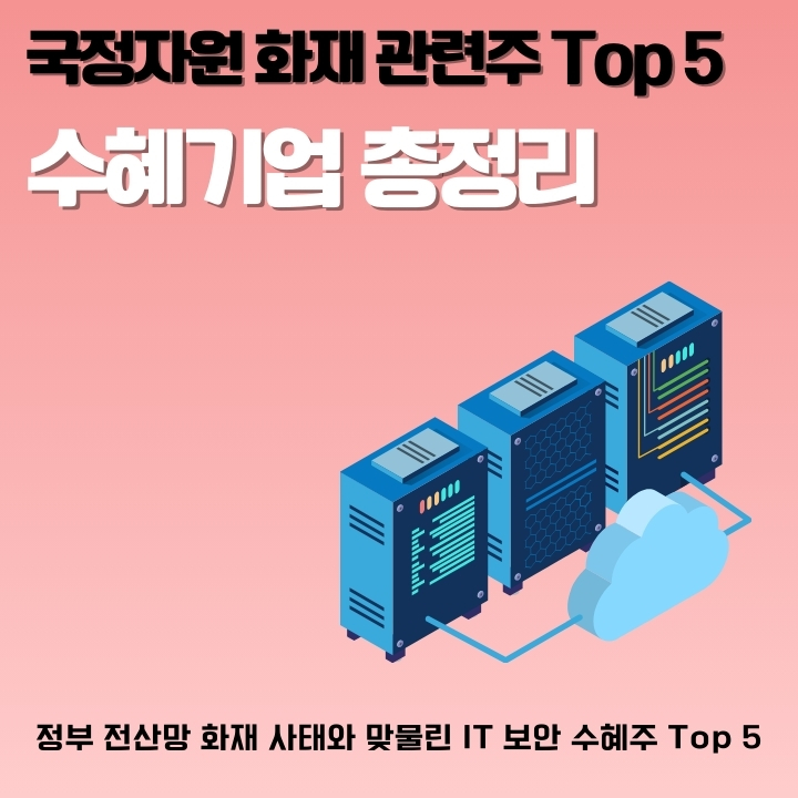 정부 자료 화재로 인해 수혜를 볼 수 있는 기업 5곳을 소개한 글의 썸네일