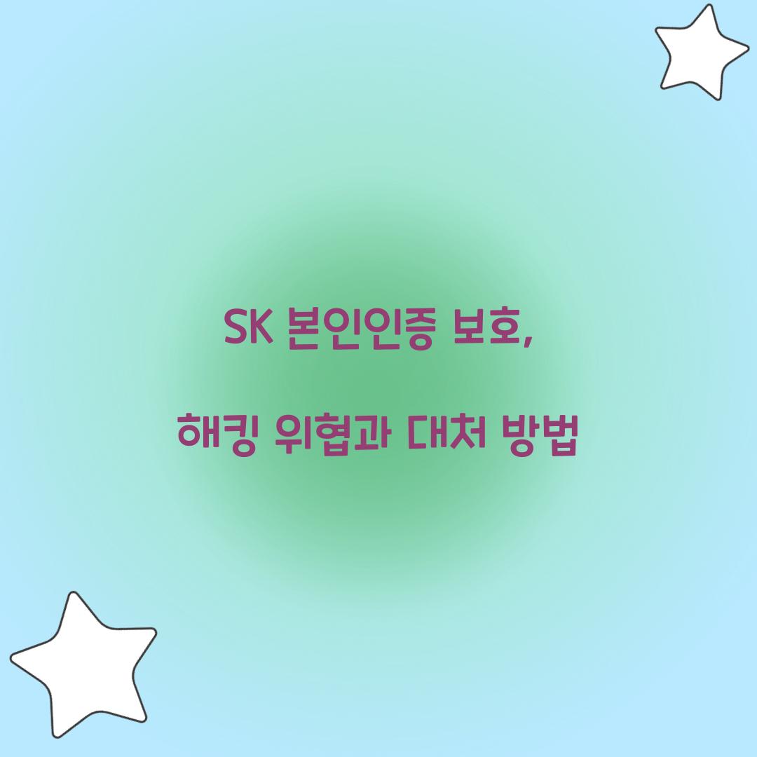 SK 본인인증 보호