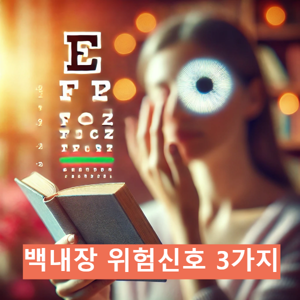 백내장 위험신호 3가지 이미지