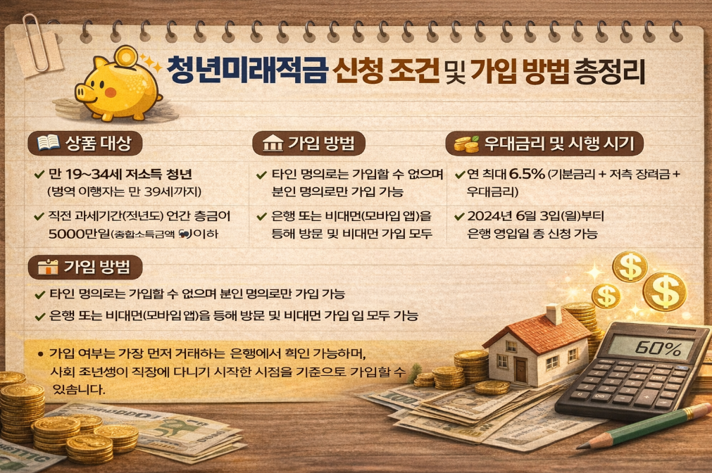 청년미래적금 신청조건부터 가입방법까지 3분 완벽정리