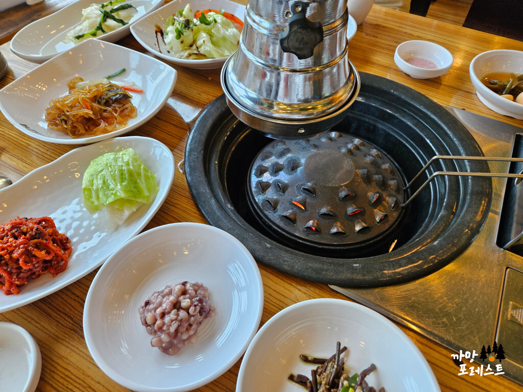 동탄 송도갈비 반찬세팅