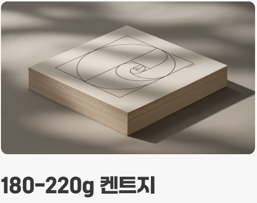 '평량(g/m²)'으로 진짜 두께 알기