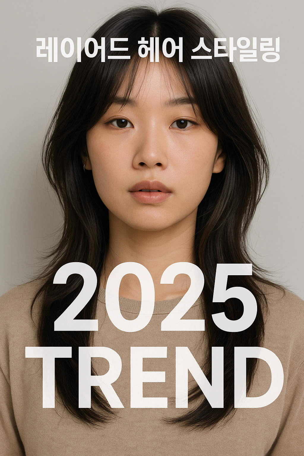 레이어드 헤어 스타일링