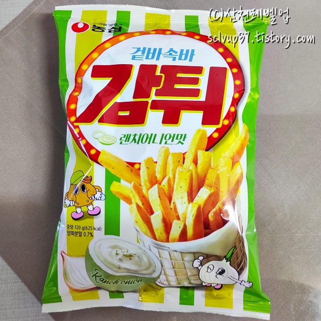 농심 감튀 랜치어니언맛 120g