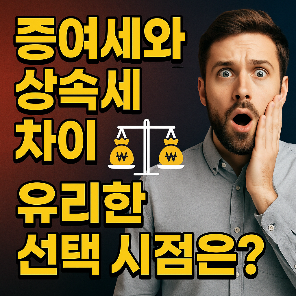 증여세와 상속세 차이