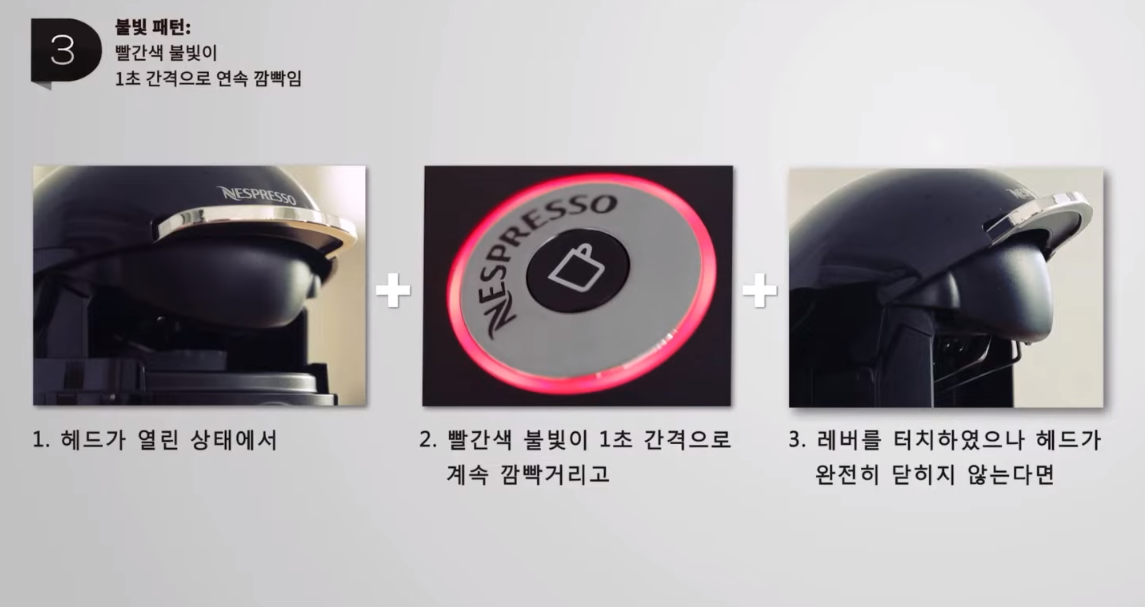 빨간색 불빛 깜빡거리는 상황
