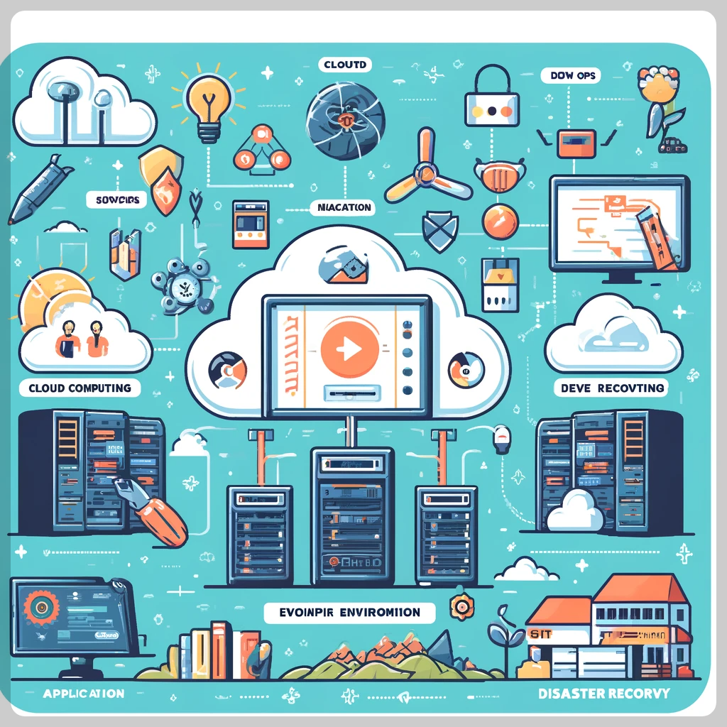 가상화 기술의 활용 사례 이미지