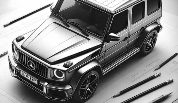메르세데스 벤츠 G바겐 일러스트