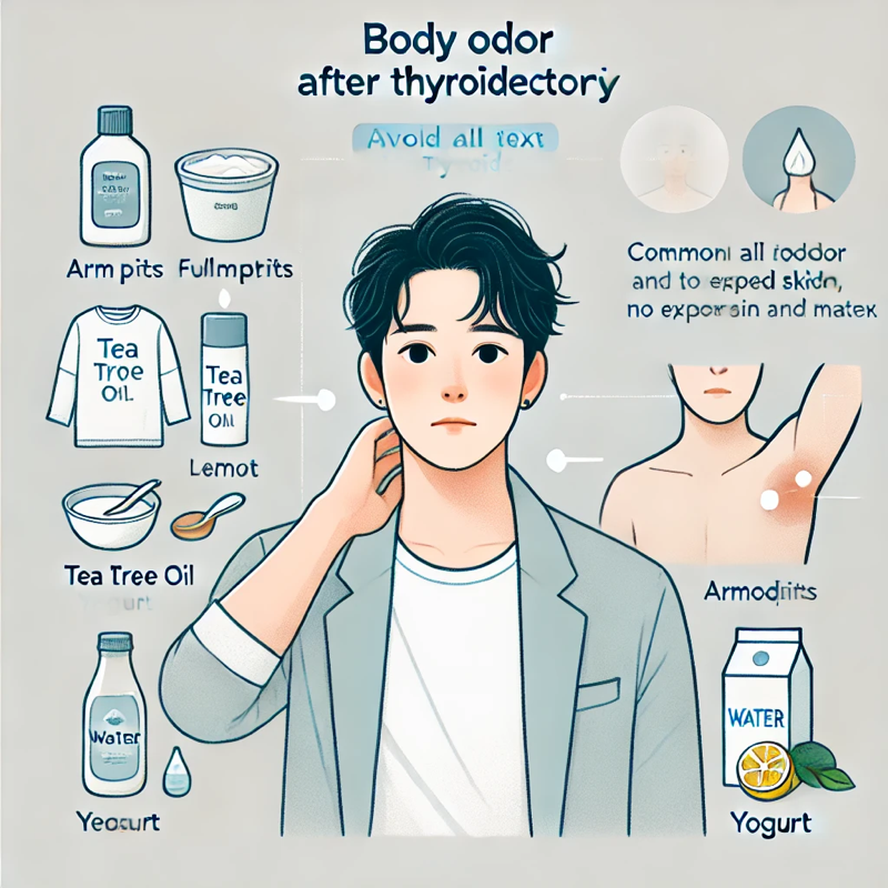 (체취가 자주발생하는부위(겨드랑이 목 주변등)