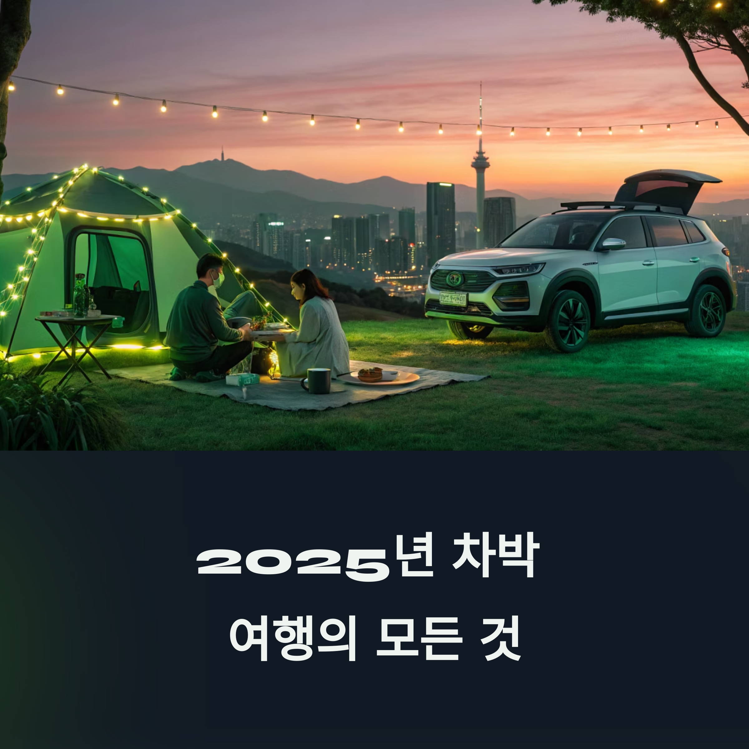 차박으로 떠나는 힐링 여행지 추천 2025: 바다·계곡·숲 다 잡았다!