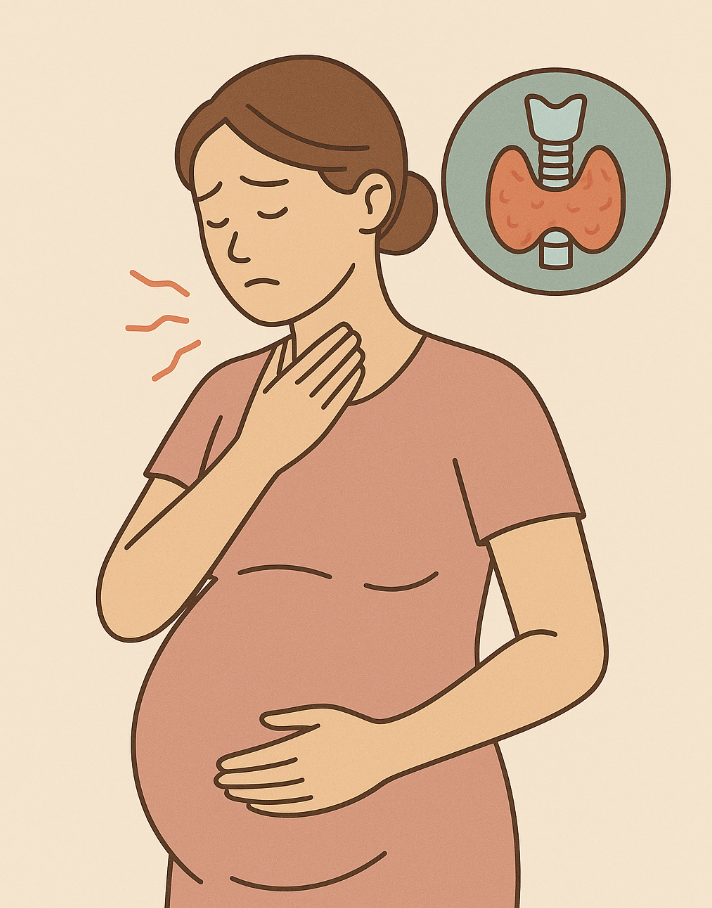 갑상선 질환 임산부 모습