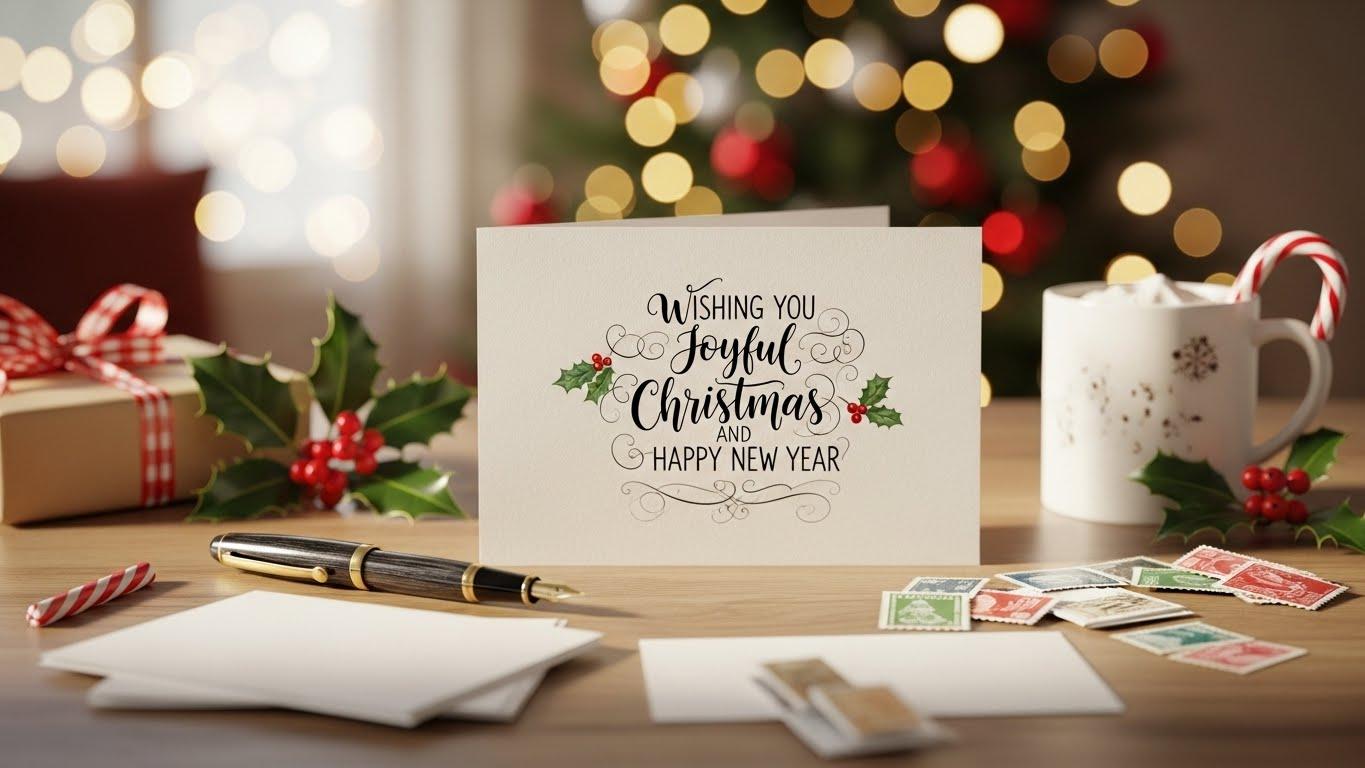 크리스마스 카드 내용