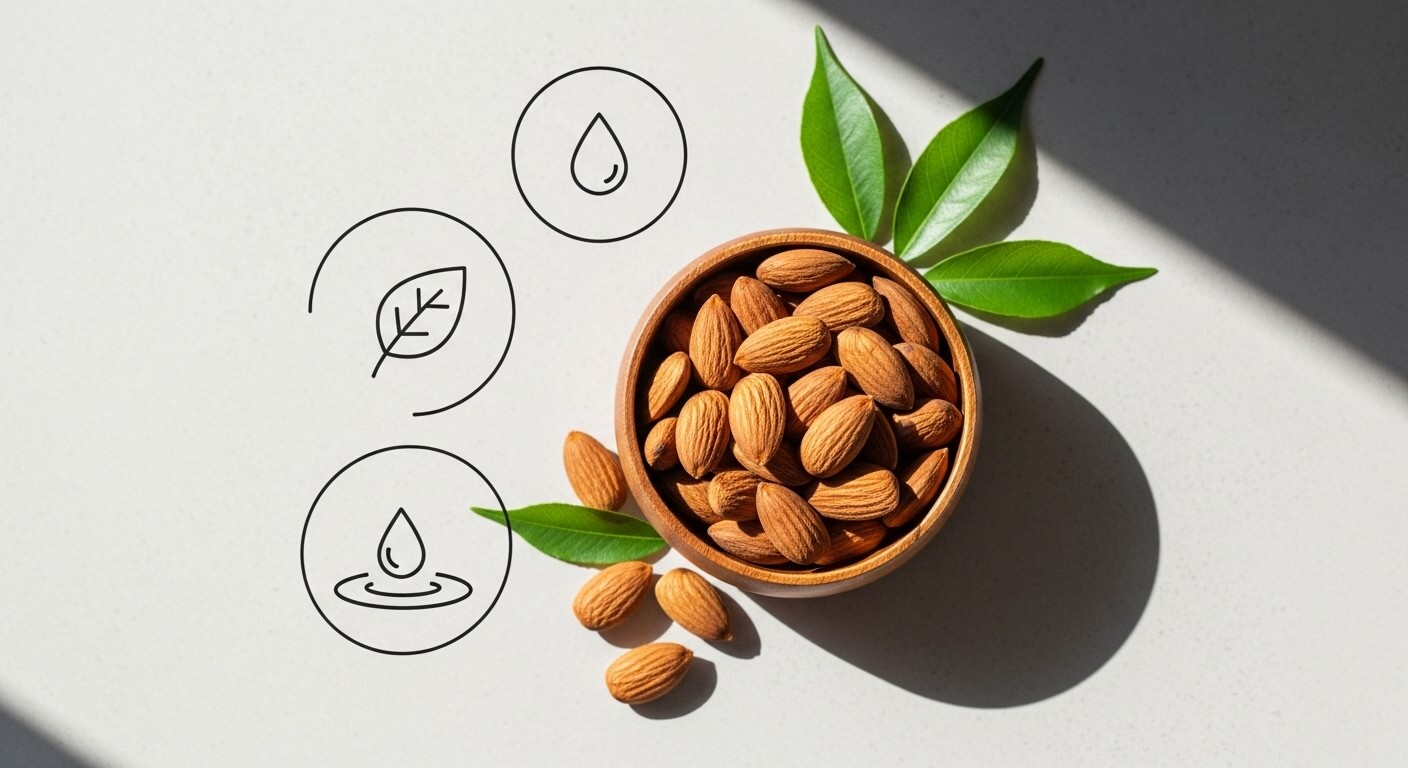 피부 건강식 아몬드 (비타민E, 혈당 관리, 노화 예방)