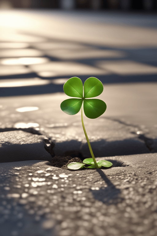 Playground AI로 생성한 그림(2) - 네잎클로버
