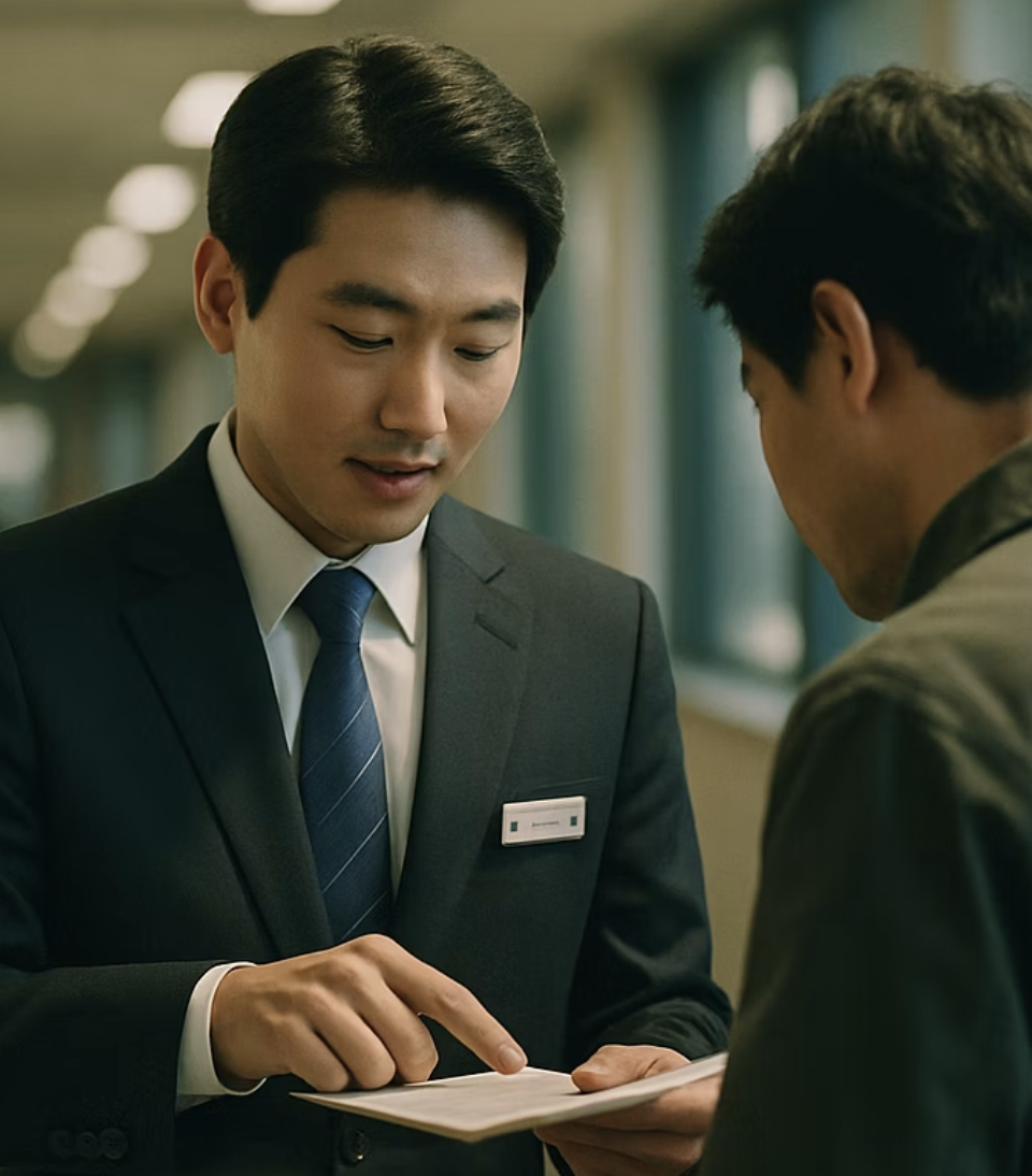 직원과 마주쳤다면? 솔직함이 무기