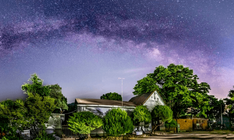 양평 벗고개 은하수