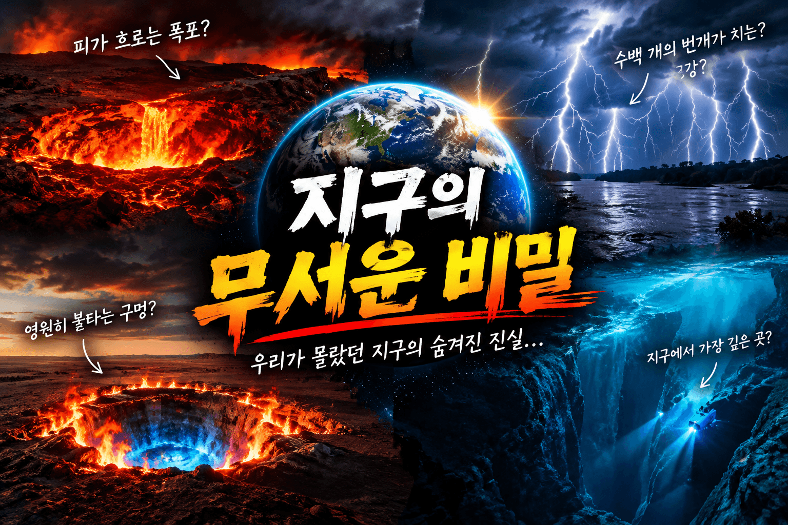 지구의 무서운 자연