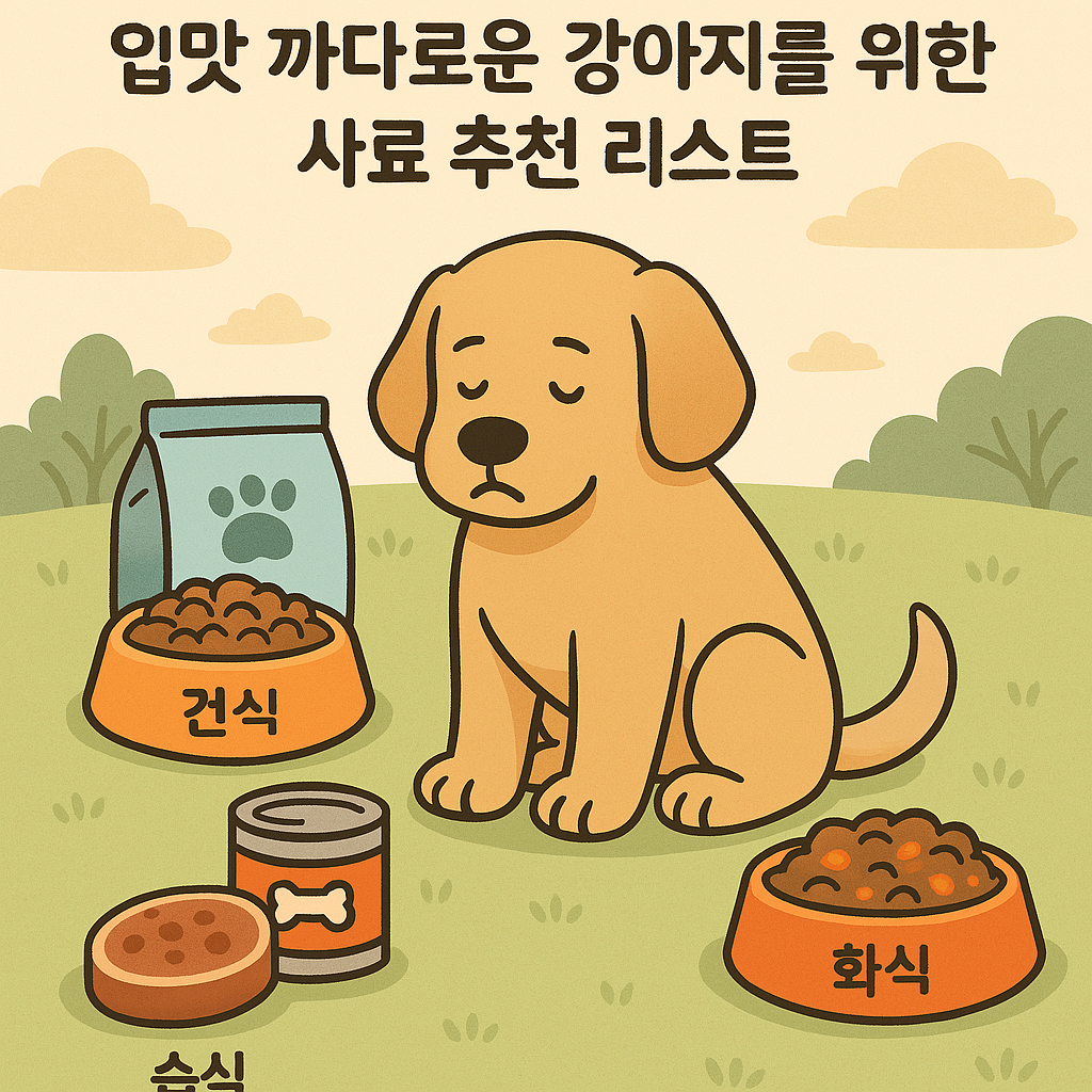 🐶 입맛 까다로운 강아지를 위한 사료 추천 리스트