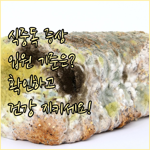 식중독 입원, 증상 있다면? 기준 확..