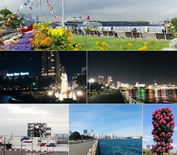 야마시타 공원 풍경 사진