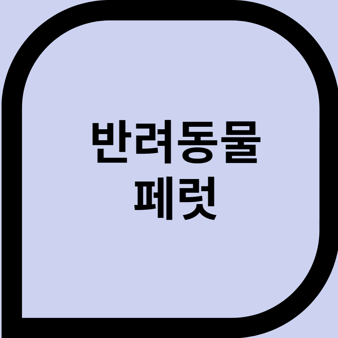 반려동물 페럿