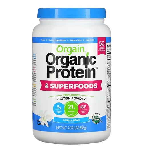Orgain Protein and Superfoods Plant-Based Protein Powder