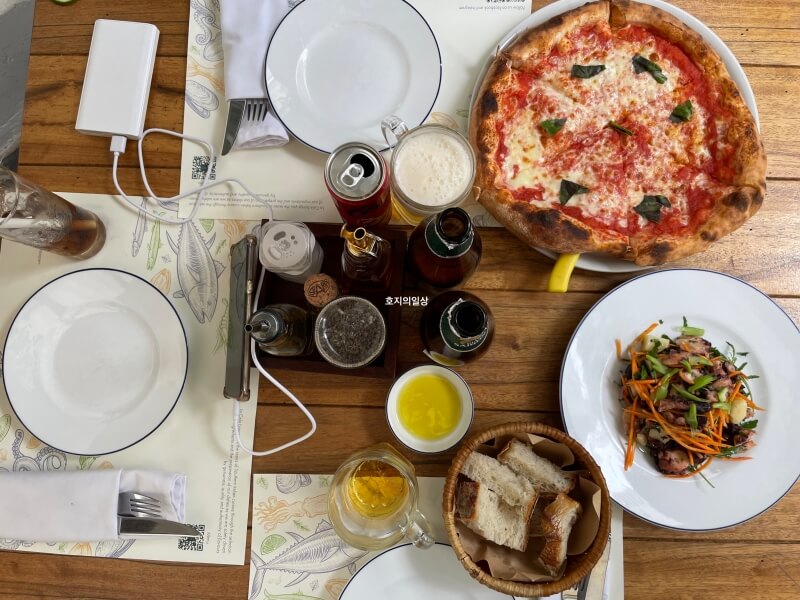 나트랑 시내 피자 맛집 라칼라 - 주문한 메뉴