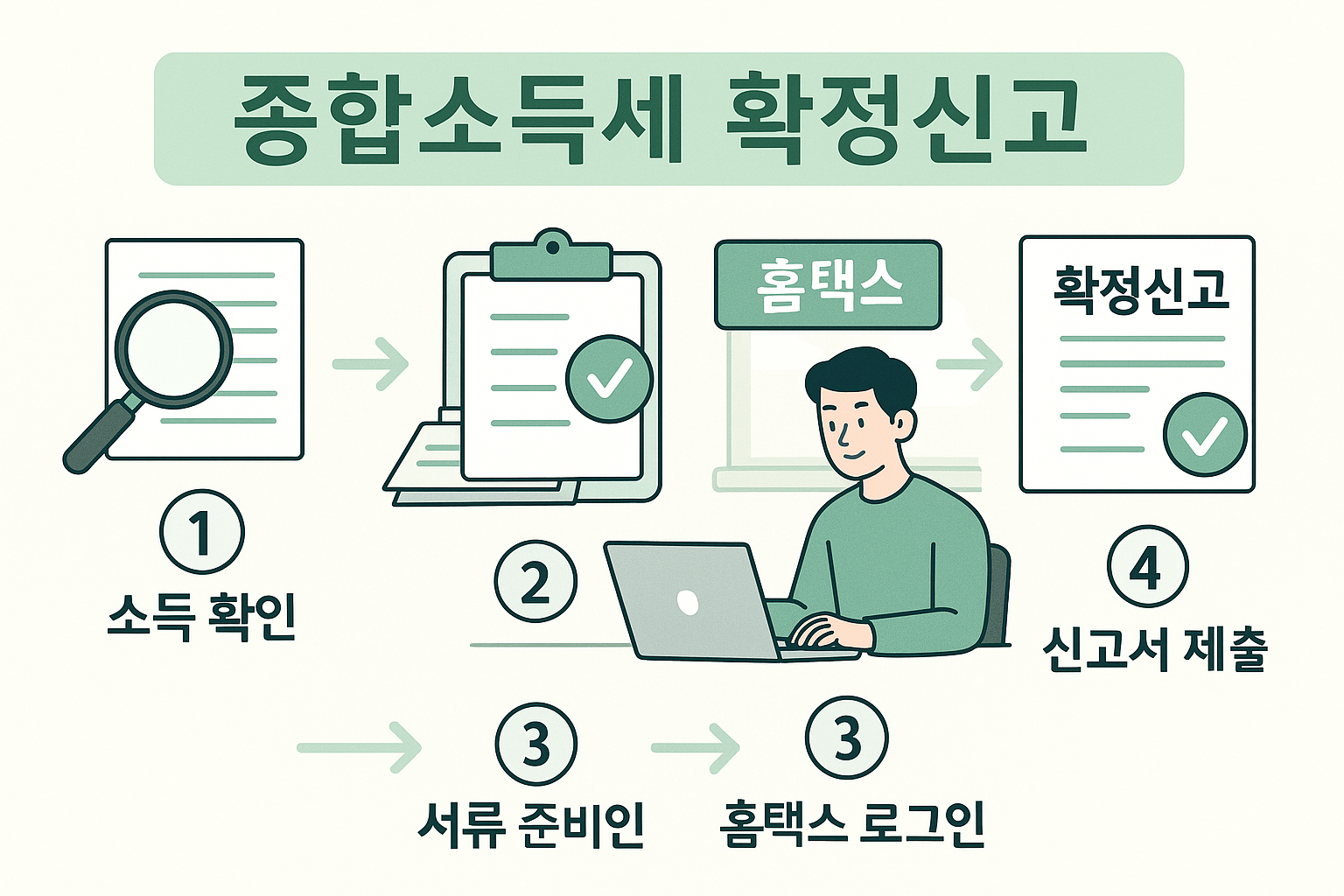 종합소득세 [확정신고], 헷갈리지 않게 알려드립니다!