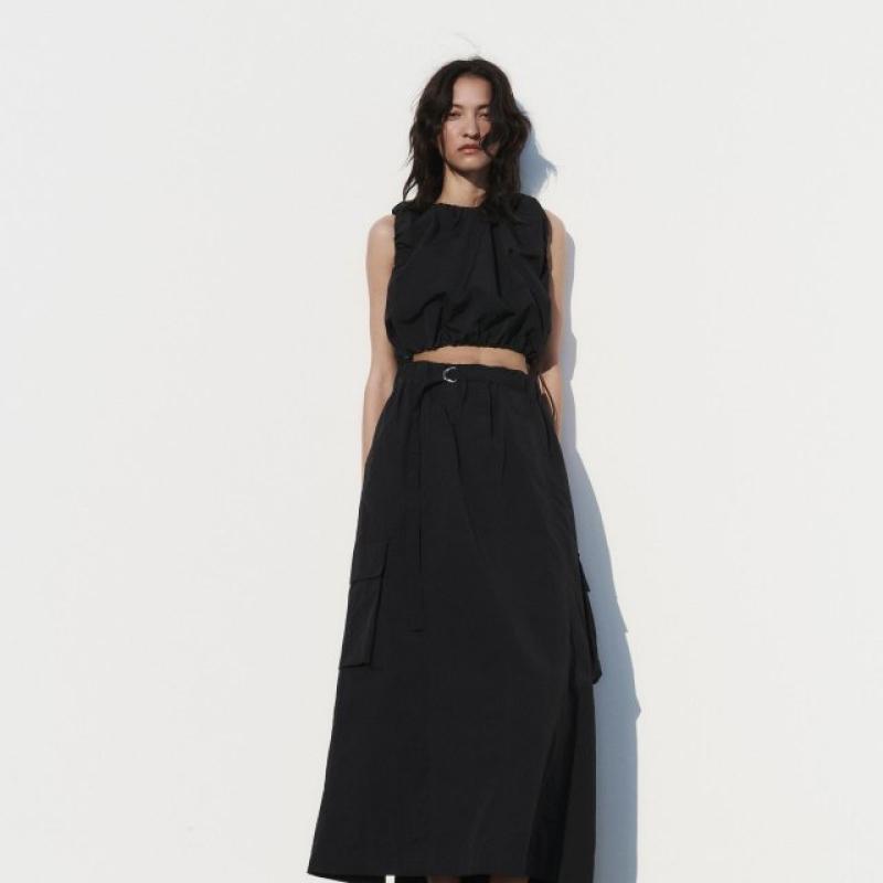 독일 자라 ZARA 나일론 카고 스커트