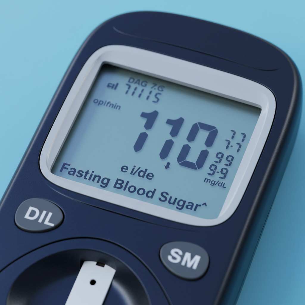 공복혈당 110, 당뇨일까? 정상수치와 관리 기준