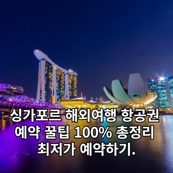 싱가포르 항공권