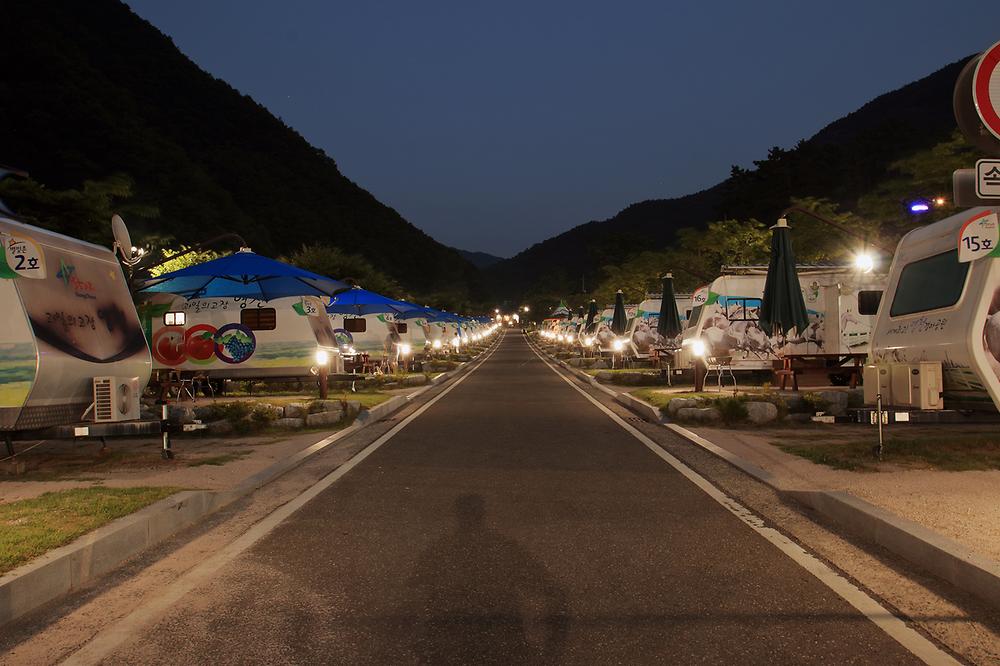 경북 치산관광지 카라반캠핑장 소개
