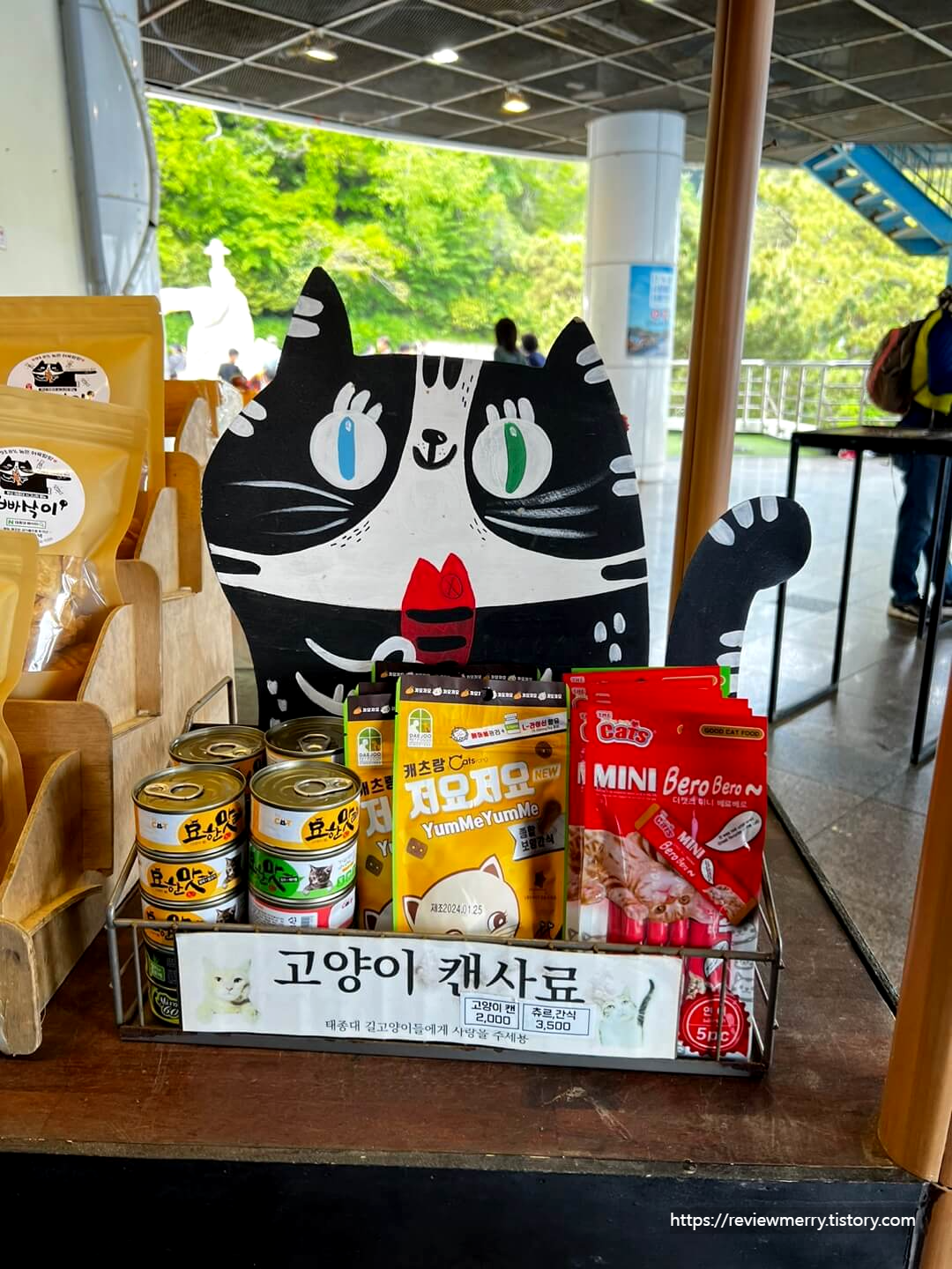 전망대 고양이 간식