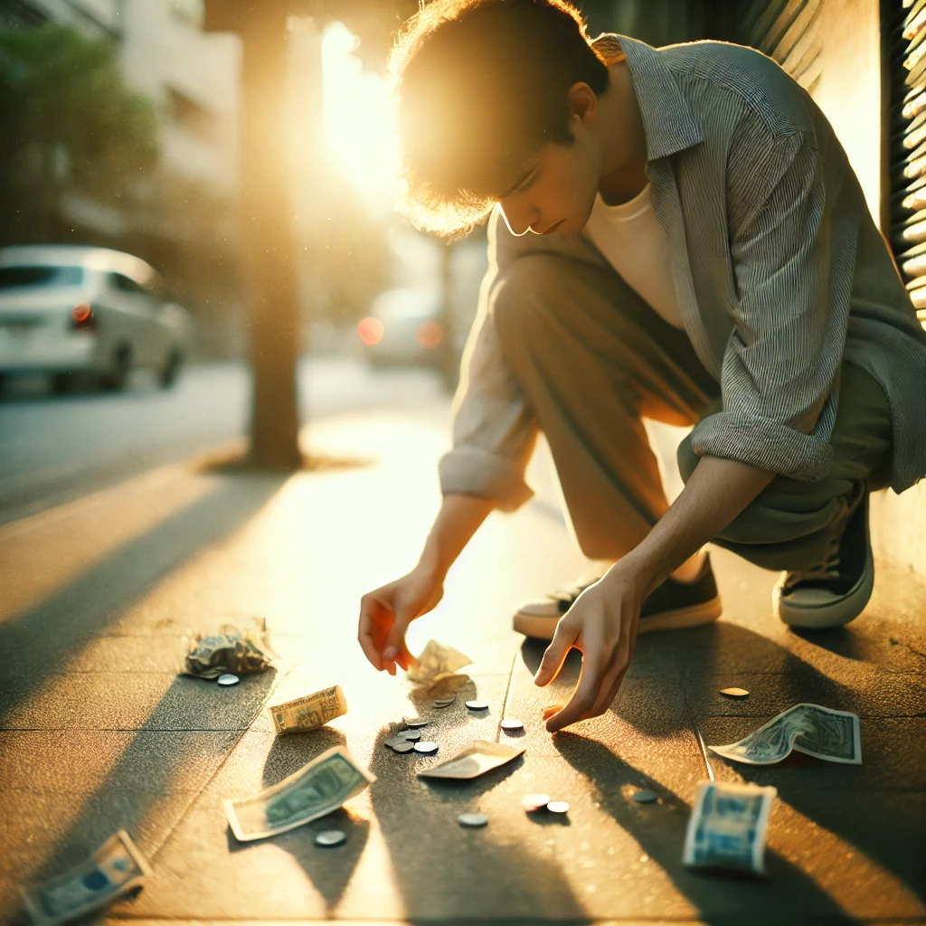 돈을 떨어뜨리고 줍는 꿈 해몽