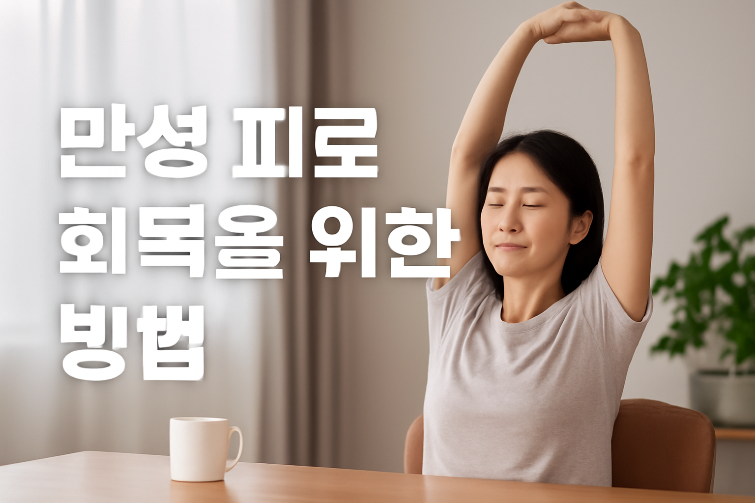 만성피로회복방법