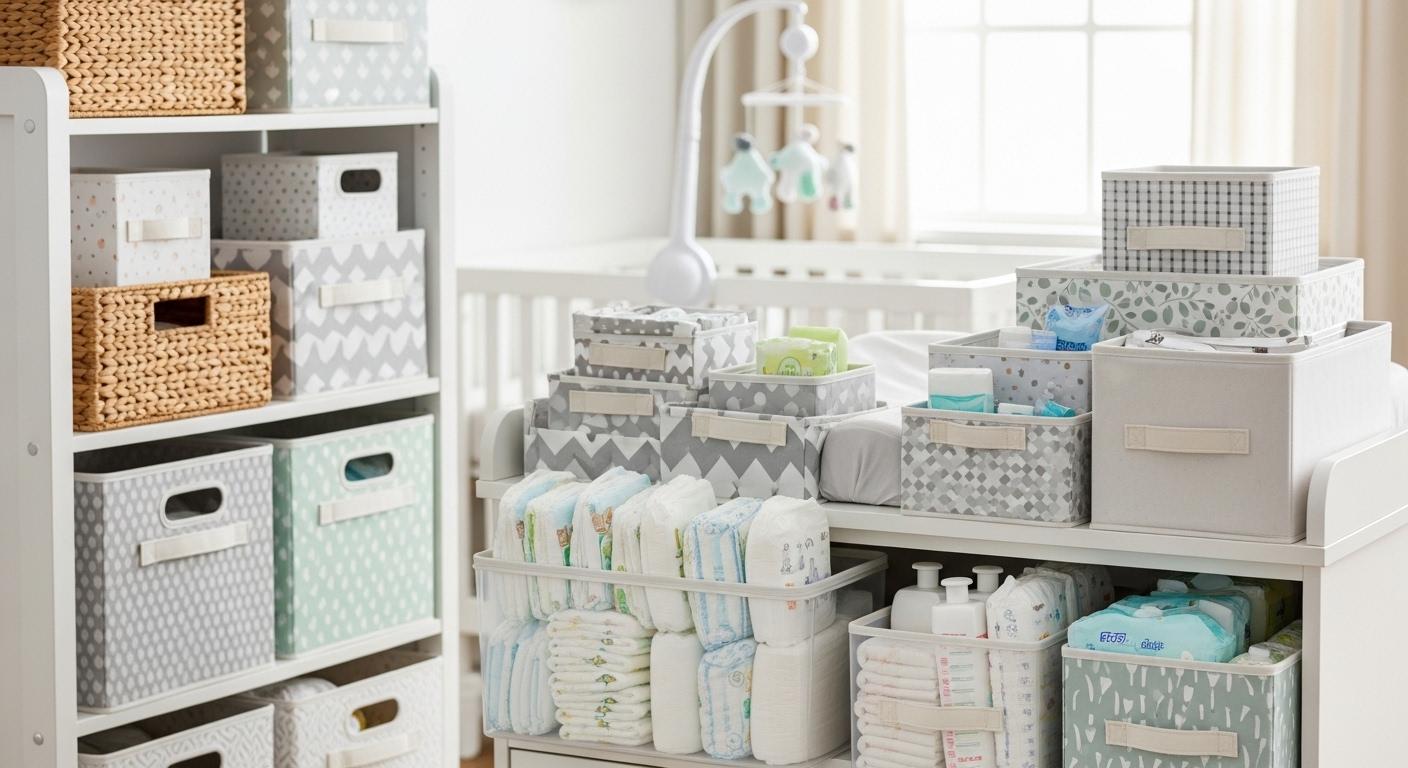 기저귀 수납함