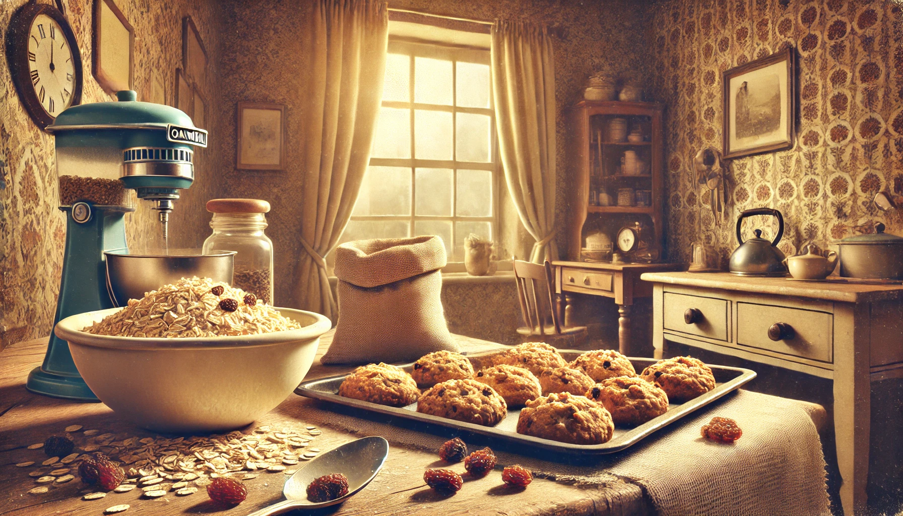 고소함과 달콤함 오트밀 레이즌 쿠키