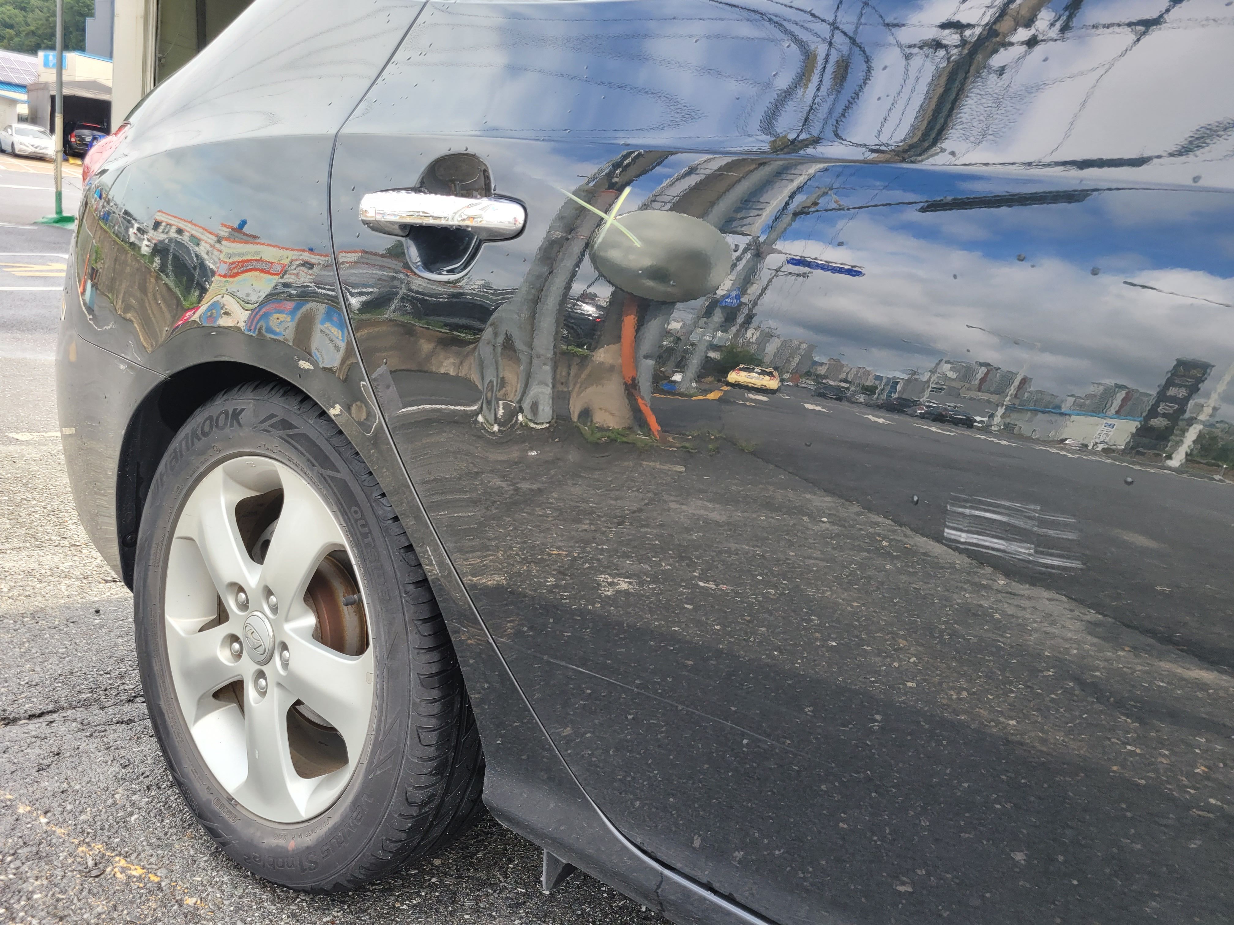 아반떼 도어, 휀다, 범퍼 판금도색비용