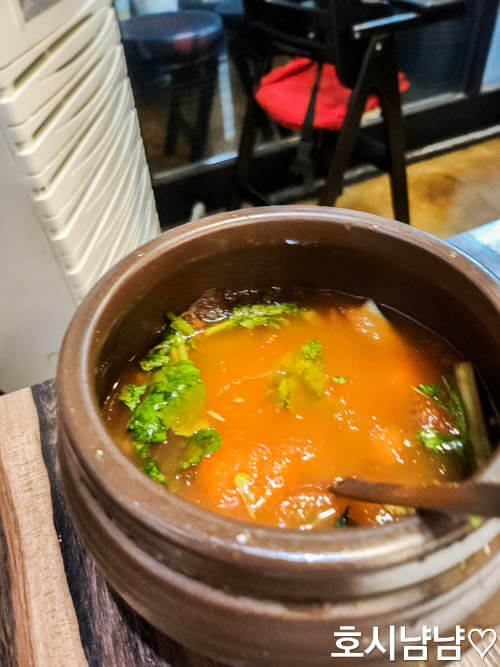 하남 고구려삼겹살 입맛 돋우는 물김치